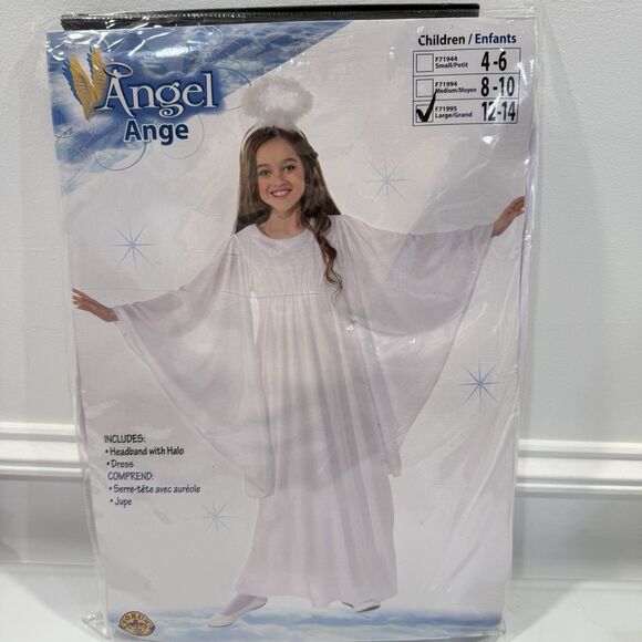 Forum Angel Costume Large, Girls Christmas Pageant School Play Nativity New - Picture 1 of 7
